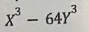 X^3-64Y^3