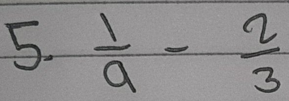 5· 5· frac 1- 2/3 