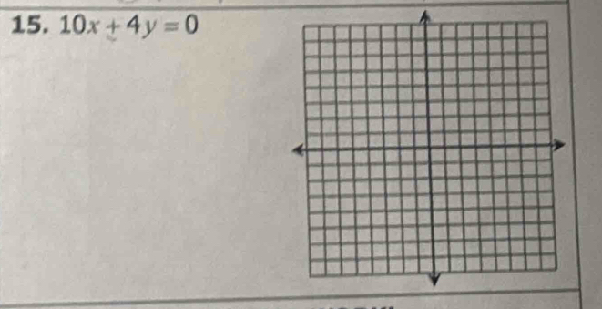 10x+4y=0