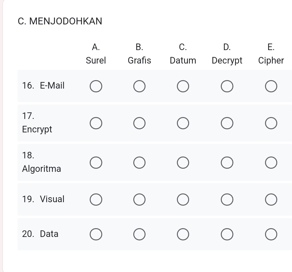 MENJODOHKAN
r