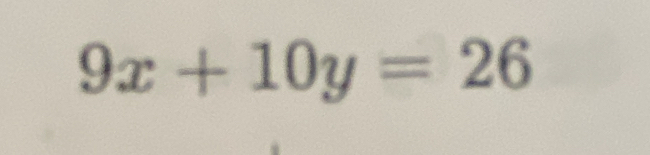 9x+10y=26