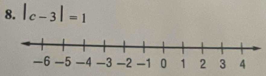 |c-3|=1