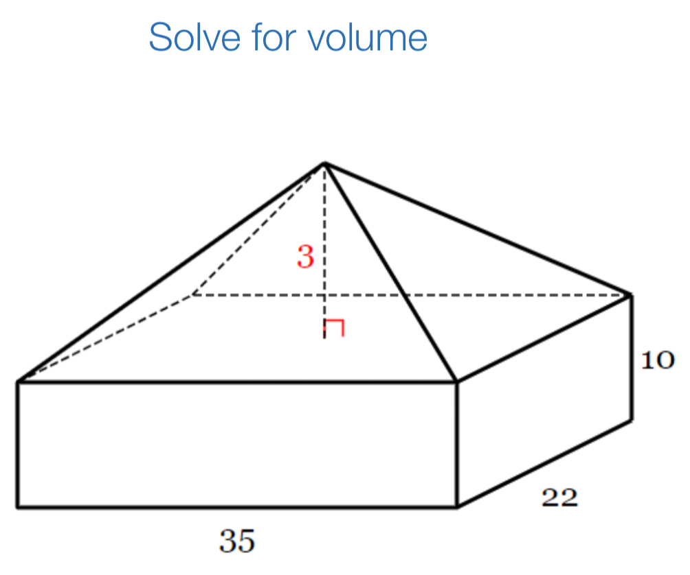 Solve for volume