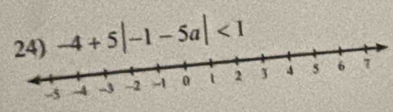 -4+5|-1-5a|<1</tex>