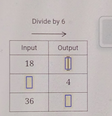 Divide by 6