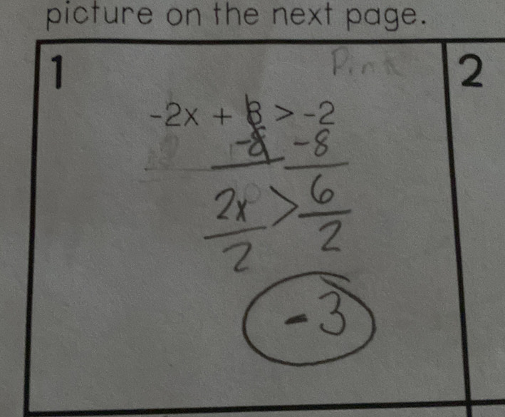 picture on the next page. 
1 
2
-2x+b>-2
a