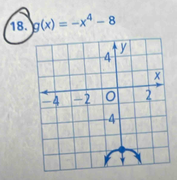 g(x)=-x^4-8