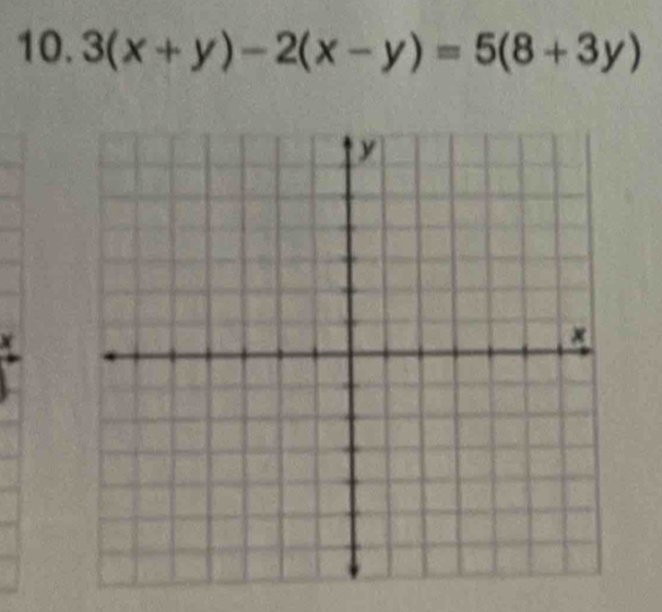 3(x+y)-2(x-y)=5(8+3y)