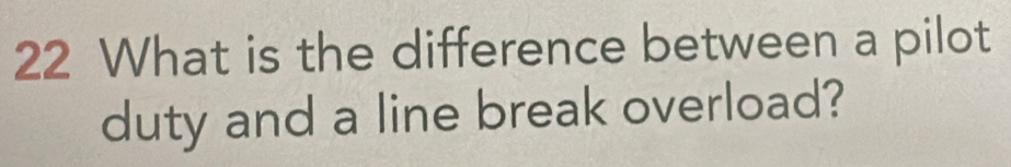 Solved: What is the difference between a pilot duty and a line break ...