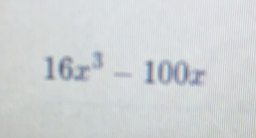 16x^3-100x