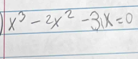 1 x^3-2x^2-31x=0