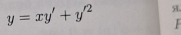 y=xy'+y'^2 5