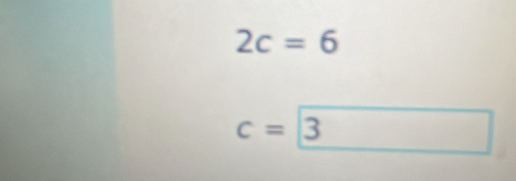 2c=6
C= 3