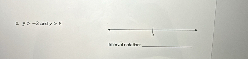 y>-3 and y>5
Interval notation:_