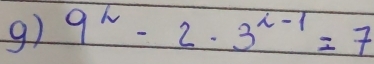 9^h-2· 3^(i-1)=7