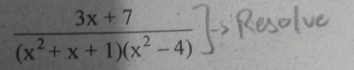 (x²+ x+ 1)(x² - 4)