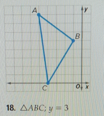 △ ABC; y=3