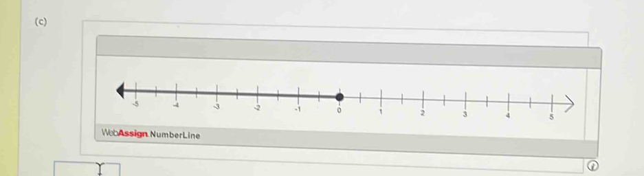 WebAssign NumberLine