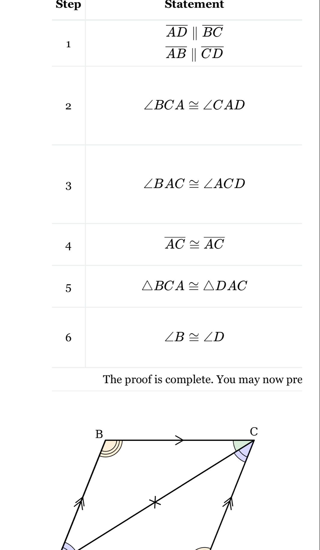 Step Statement
e