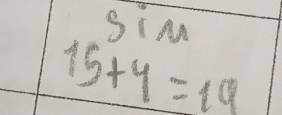 SiAA
15+4=19