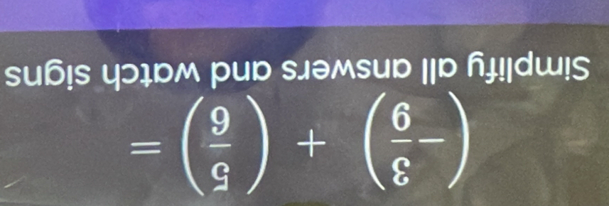 suб!s yɔIpM pub sJəмsub ||b h!!|dw!S
=( 9/9 )+( 6/8 -)