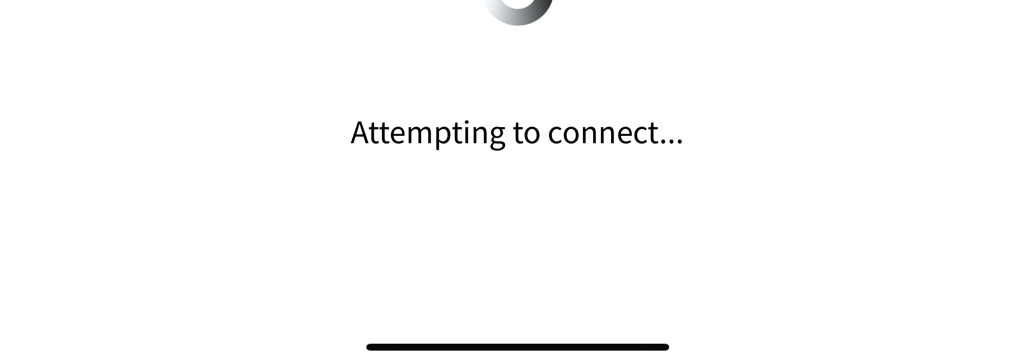 Attempting to connect...