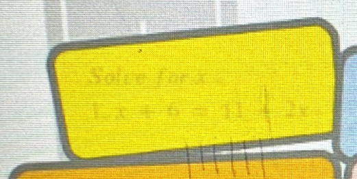 Solve for x
15° +6=0