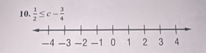  1/2 ≤ c- 3/4 