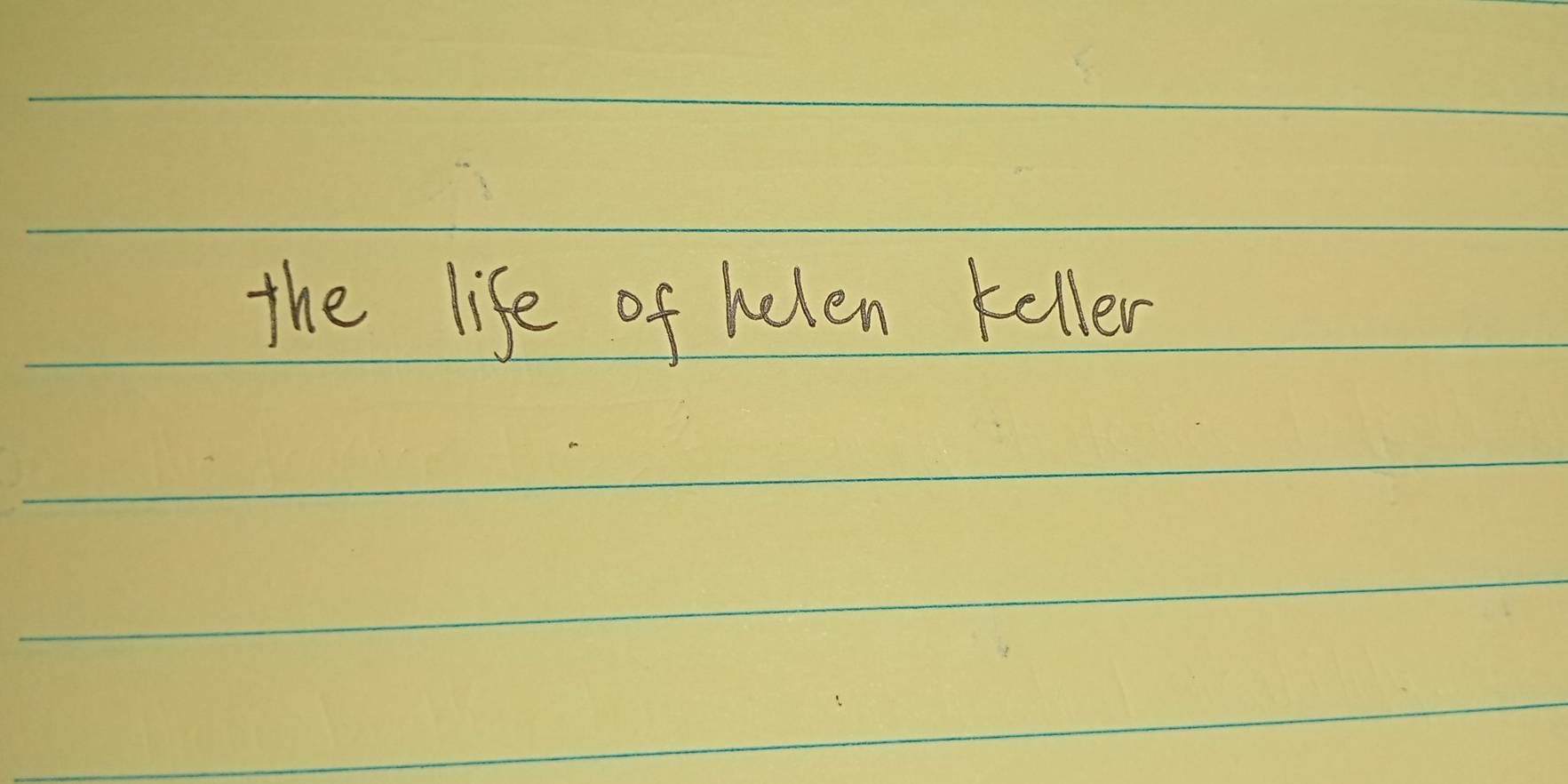 the life of kelen keller