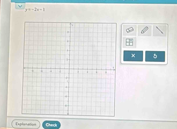 y=-2x-1
× 5 
Explanation Check