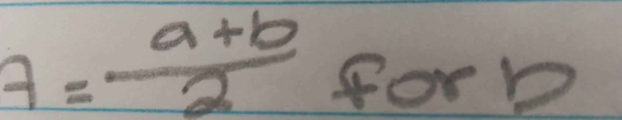 7= (a+b)/2 
forD