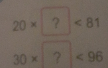 20* ?<81</tex> 
frac 
30*  1/2  a  □ /□   <96</tex>