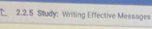 Study: Writing Effective Messages