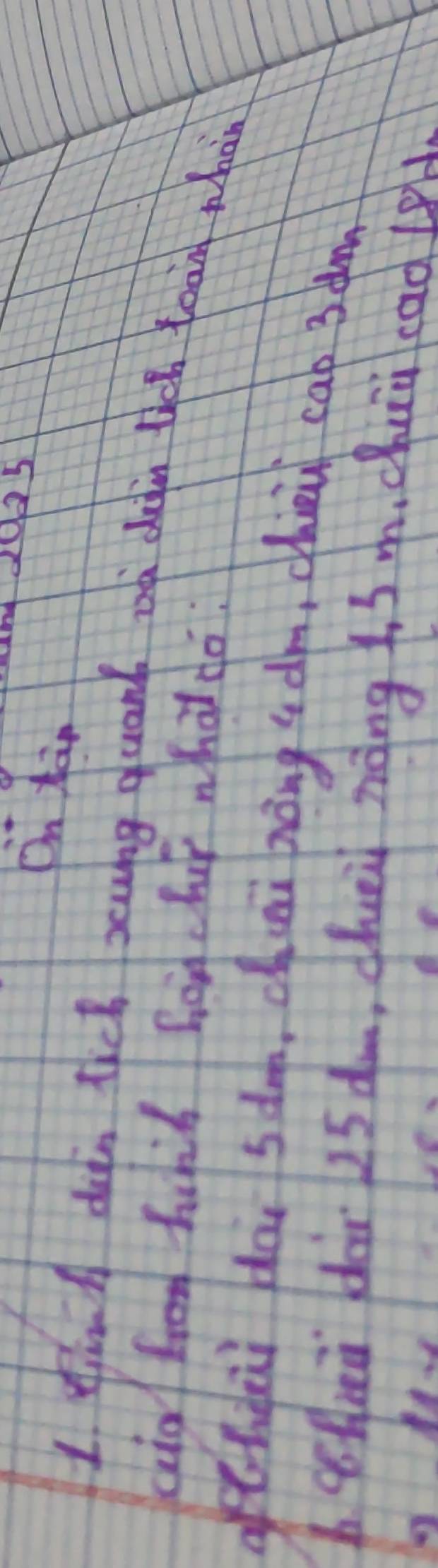 Md9os 
On Jān 
I tind din tick sung quant zd din tich toan whàn 
cid from hilh hon chur whà do 
gthdùi dài s doo, chui āng idm, chin cab 3 dm
hgheù dàr 25àm, chei nàng tsm. chuù ead (od