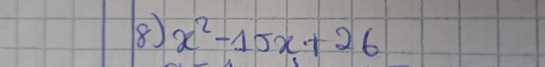 8 x^2-15x+26