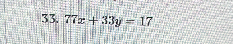 77x+33y=17