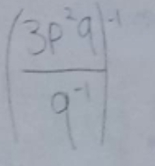 ( 3p^2q/q 9^(-1)end(pmatrix)^(-4)