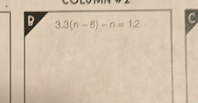 3.3(n=8)=nequiv 1.2
C