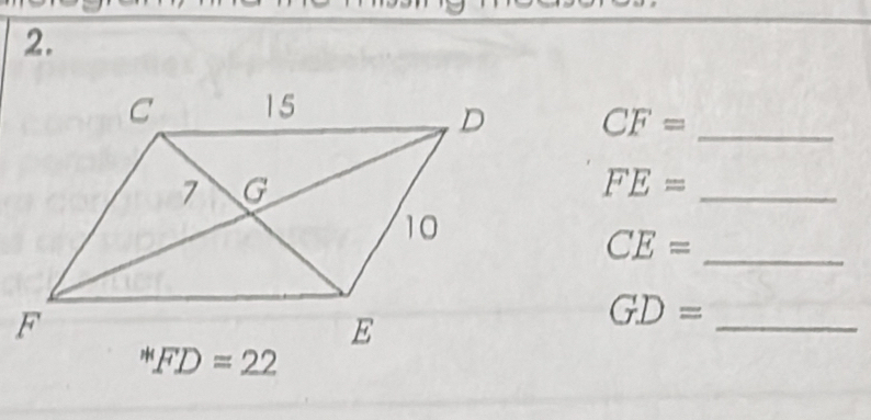 CF= _
_ FE=
_ CE=
GD= _