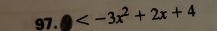 <-3x2+2x+4