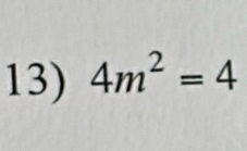 4m^2=4