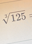 sqrt[3](125)=