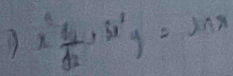 x^3frac y_1y_2· 3x^2y=sin x