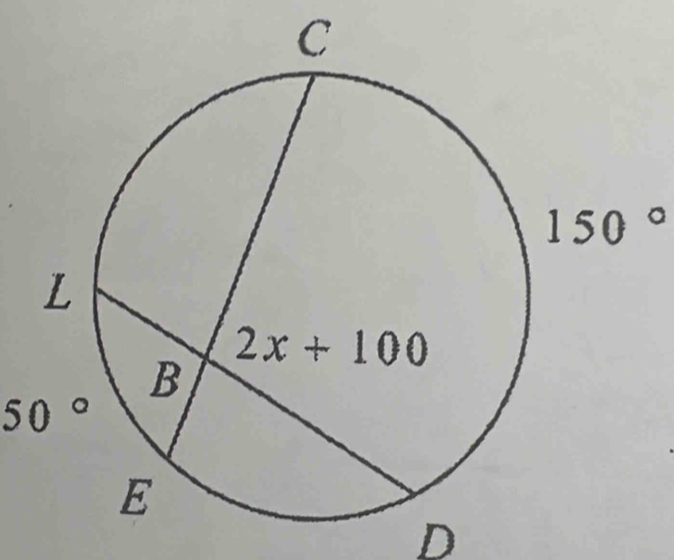 150°
50°
D