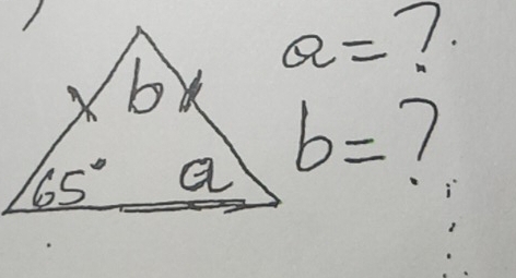 a= 7.
b= 1