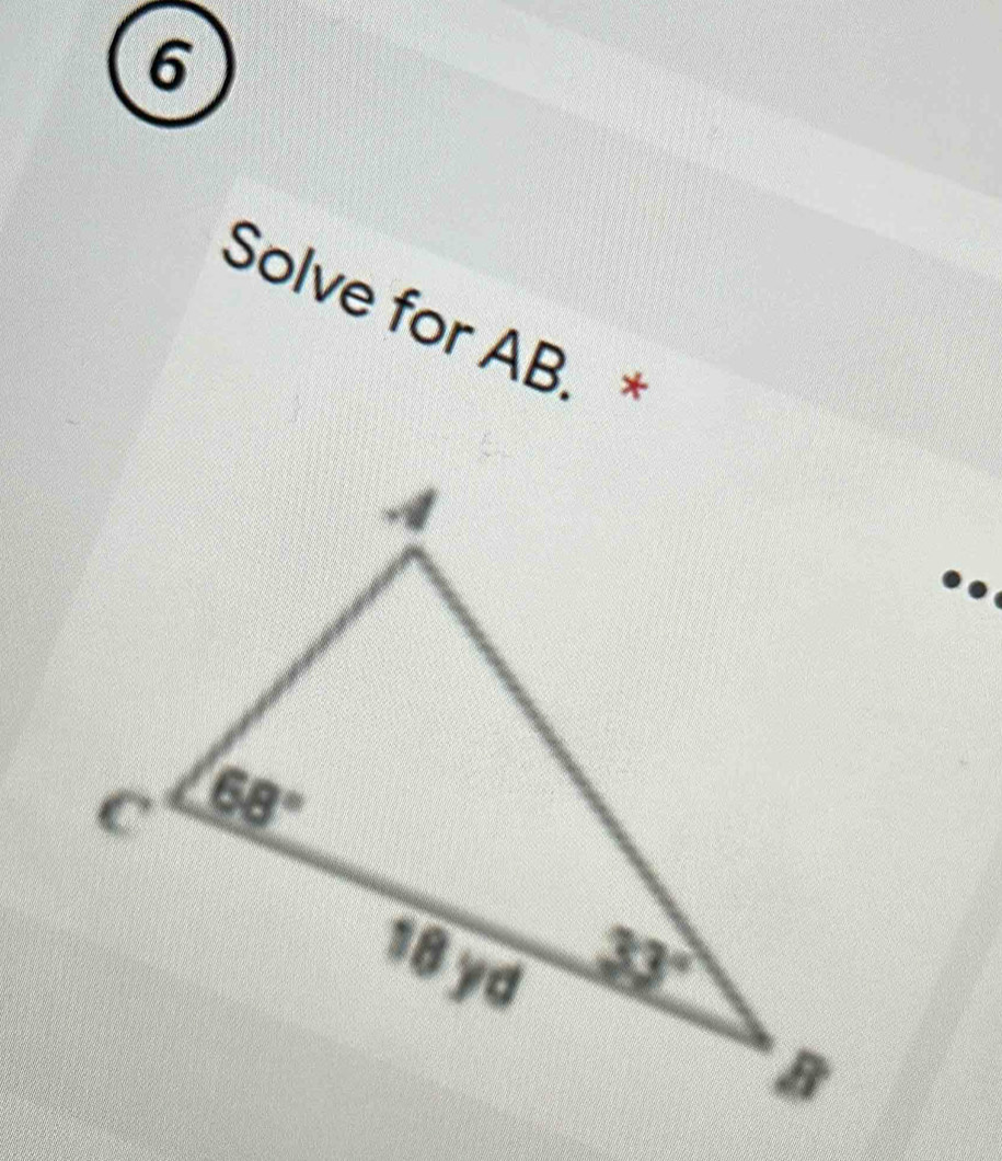 Solve for AB.