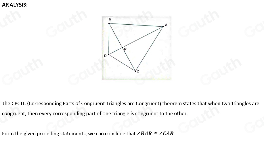 Solved: en: ∠ ABR and ∠ ACR are right angles . Since they contain right ...