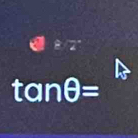 88:2°
tan θ =