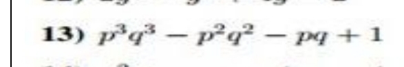 p^3q^3-p^2q^2-pq+1