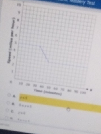 Mastery Test
0
c r=0
8* 1=* 5